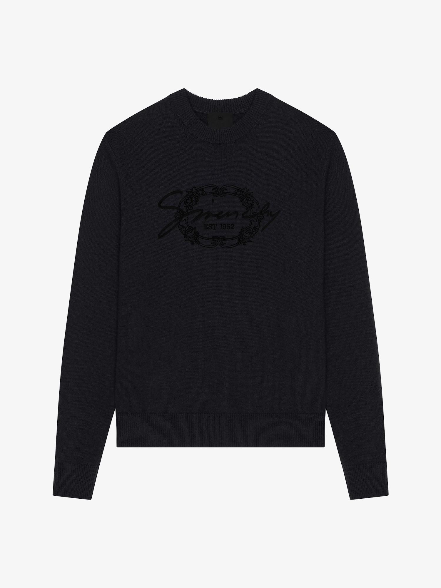 Sweater in wool with GIVENCHY medallion Product Image