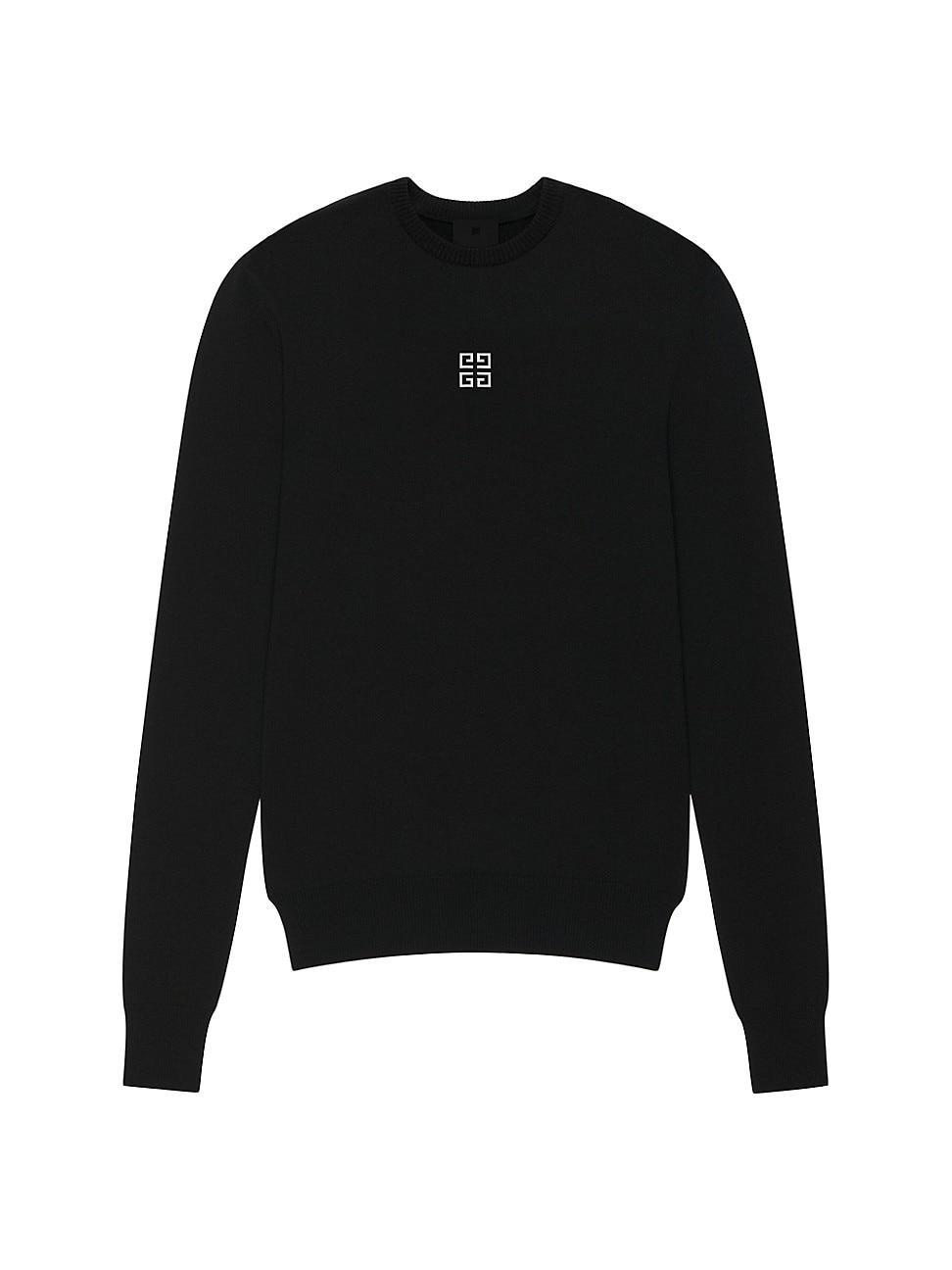 Givenchy Intarsia Logo Wool & Cashmere Sweater Product Image