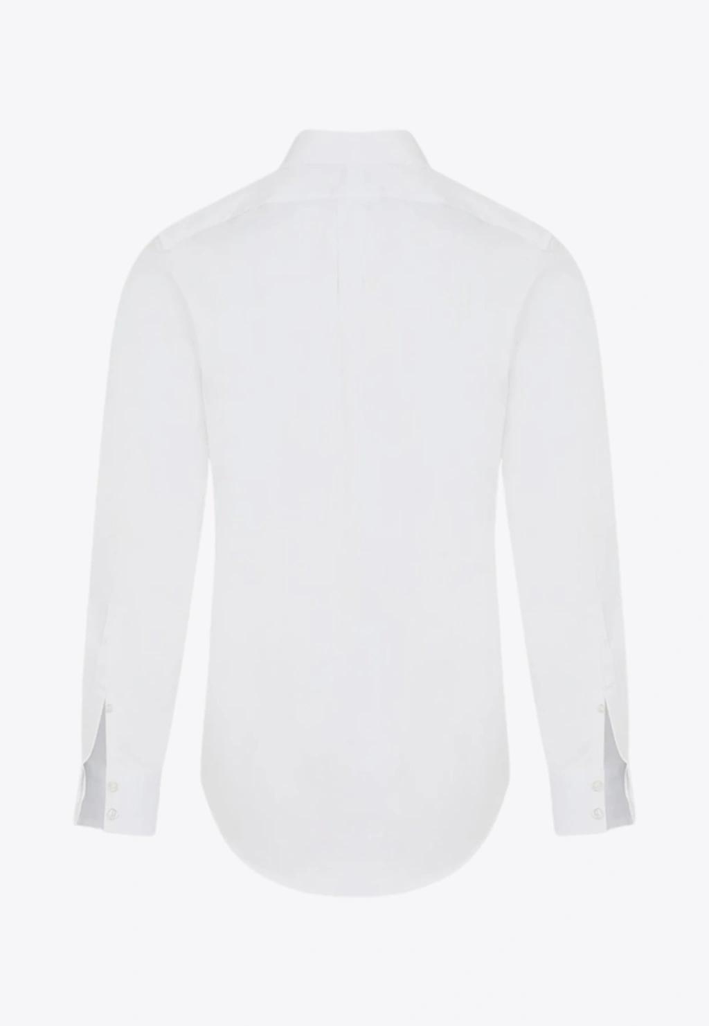 White Long Sleeve Shirt Product Image