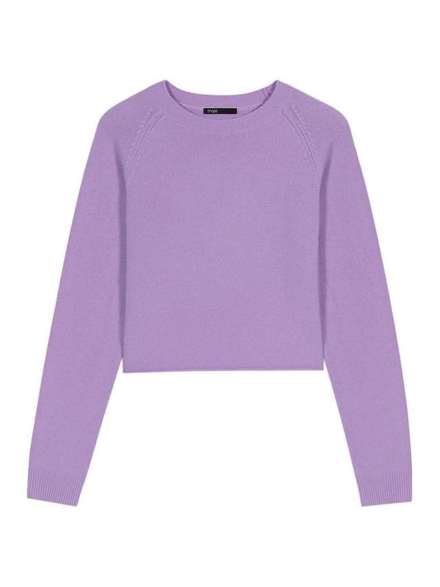 Womens Short Cashmere Jumper Product Image