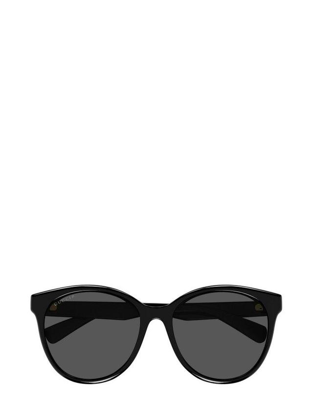 Eyewear Oval Frame Sunglasses In Black Product Image