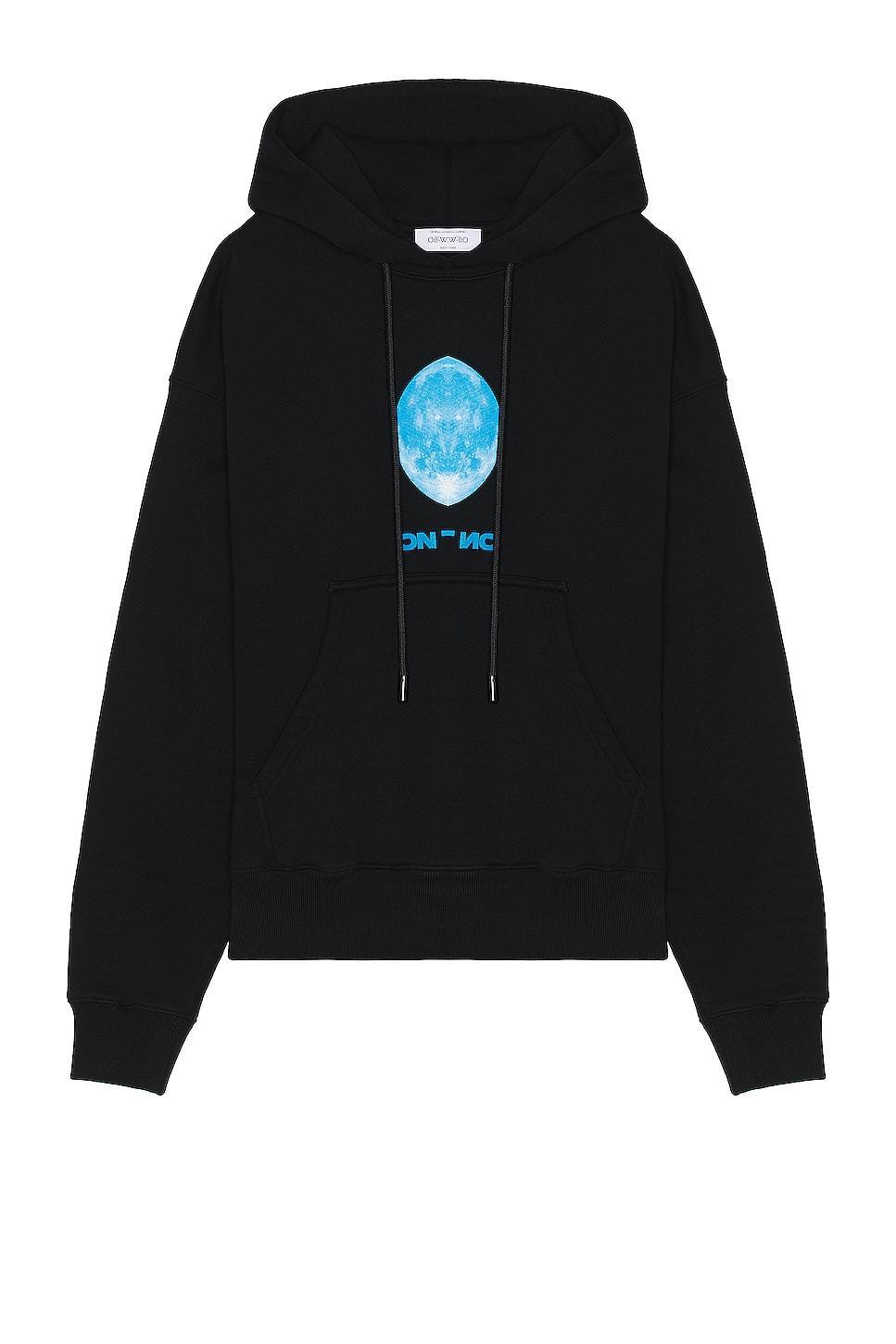 OFF-WHITE On The Go Moon Skate Hoodie in Black - Black. Size XL/1X (also in ). Product Image