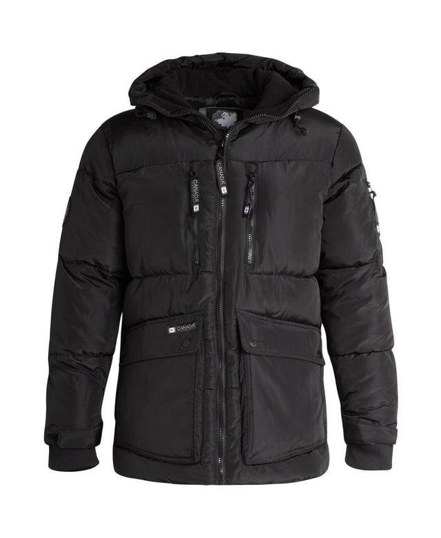 Canada Weather Gear Mens Machine Washable High Neck Puffer Jacket Product Image