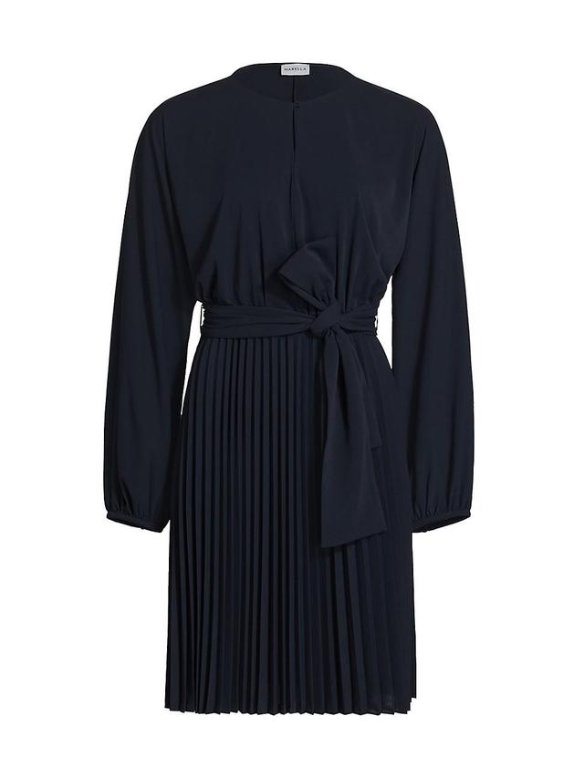 Womens Primavera Dada Pleated Belted Dress Product Image