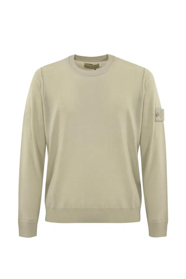 Ghost 566fc Light Pure Wool Sweater In Beige Product Image