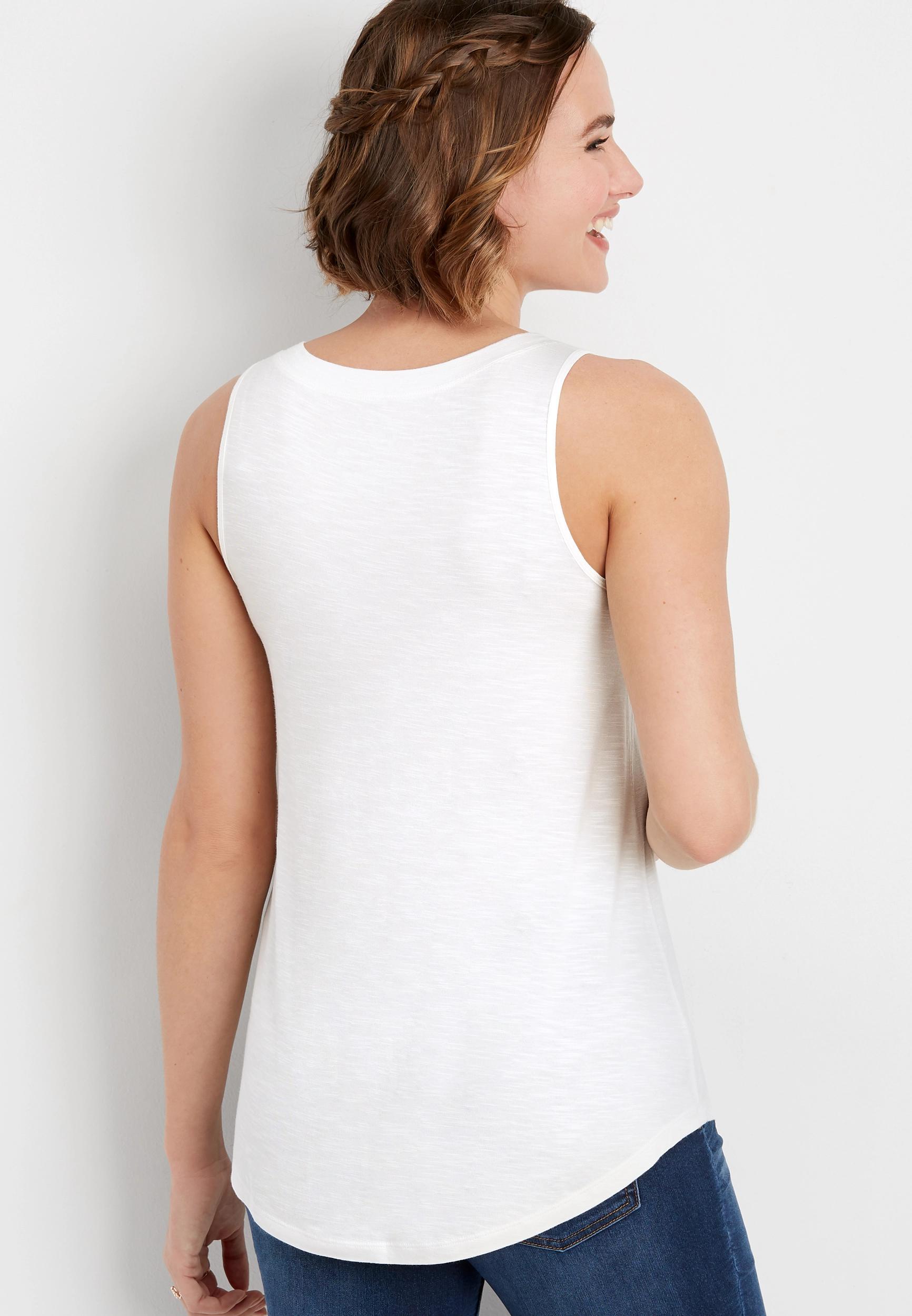  24/7 Mara V Neck Tank Top Product Image