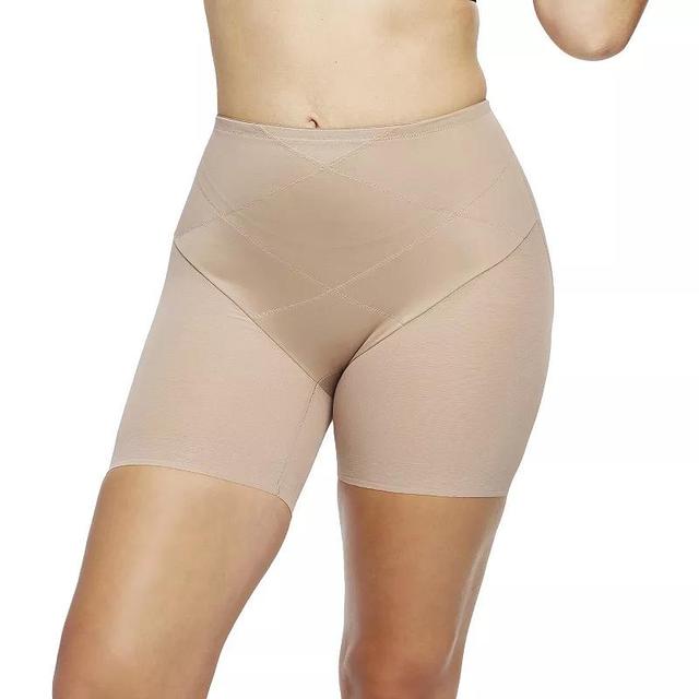 Naomi & Nicole Shapewear Inside Magic Tummy Tuck Waistline Mid-Thigh Shorts 7608, Womens Product Image