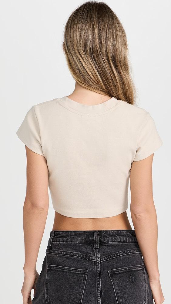 ABRAND 90s Crop Tee | Shopbop Product Image