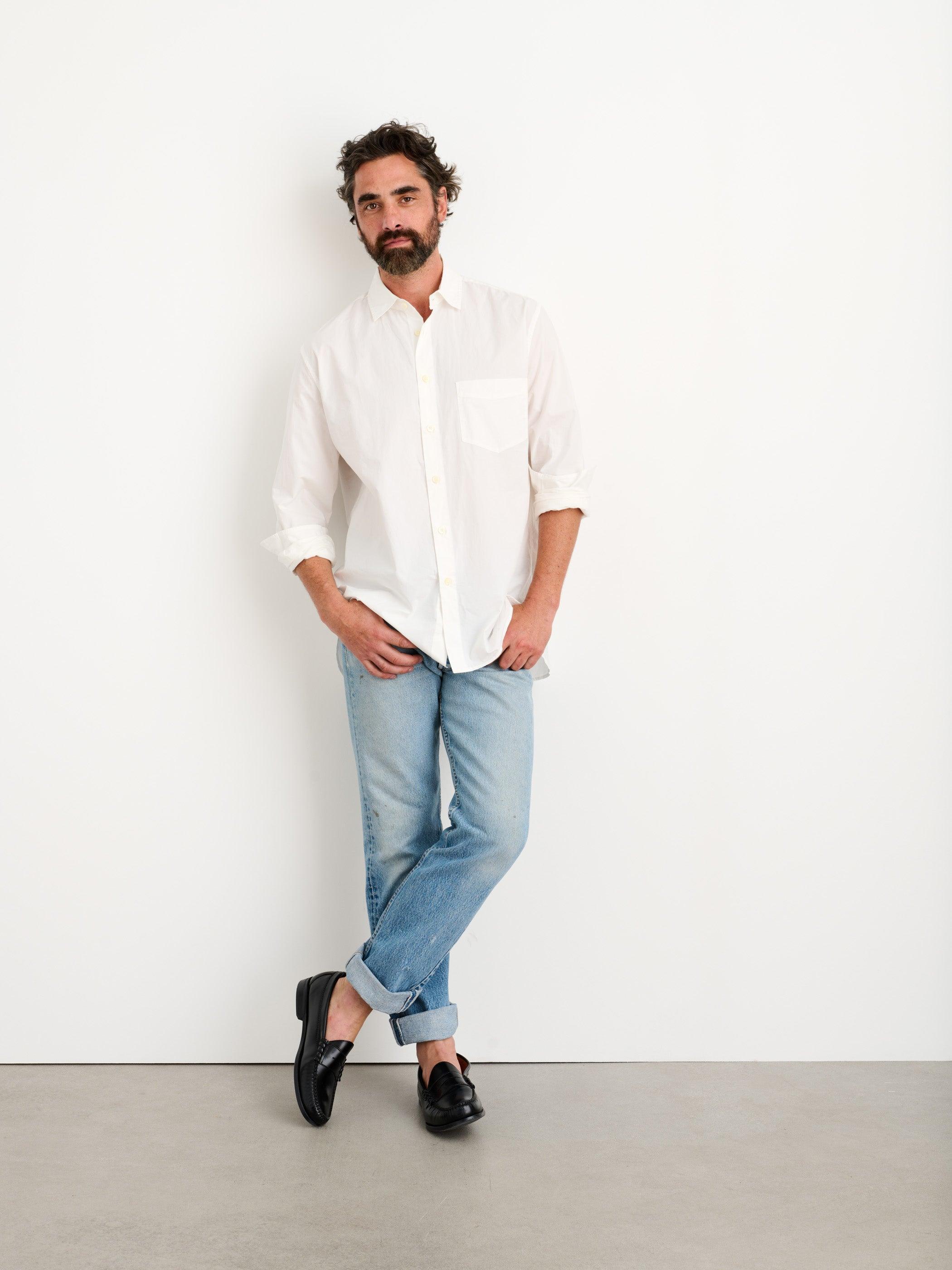 Easy Shirt in Cotton Poplin Male Product Image