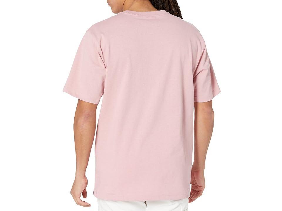 Carhartt Loose Fit Heavyweight Short Sleeve Logo Graphic T-Shirt (Foxglove Heather) Men's Clothing Product Image