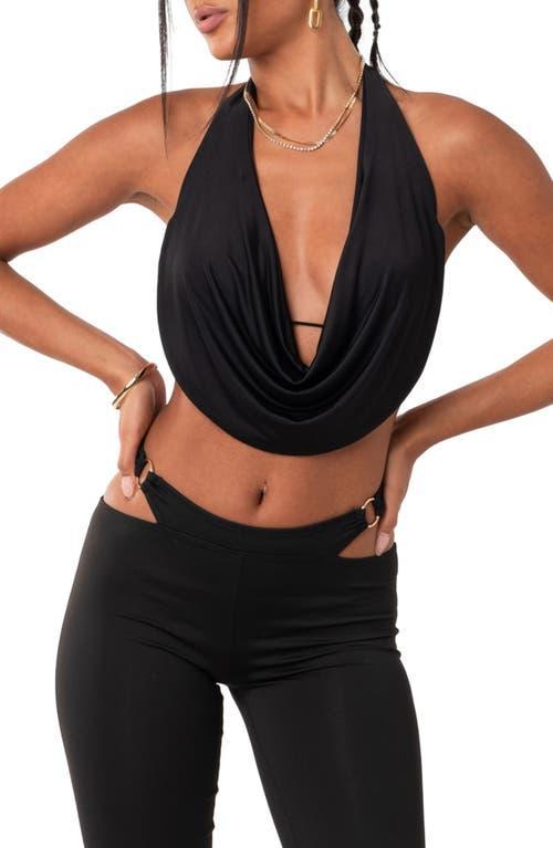 EDIKTED Monique Open Back Crop Top Product Image