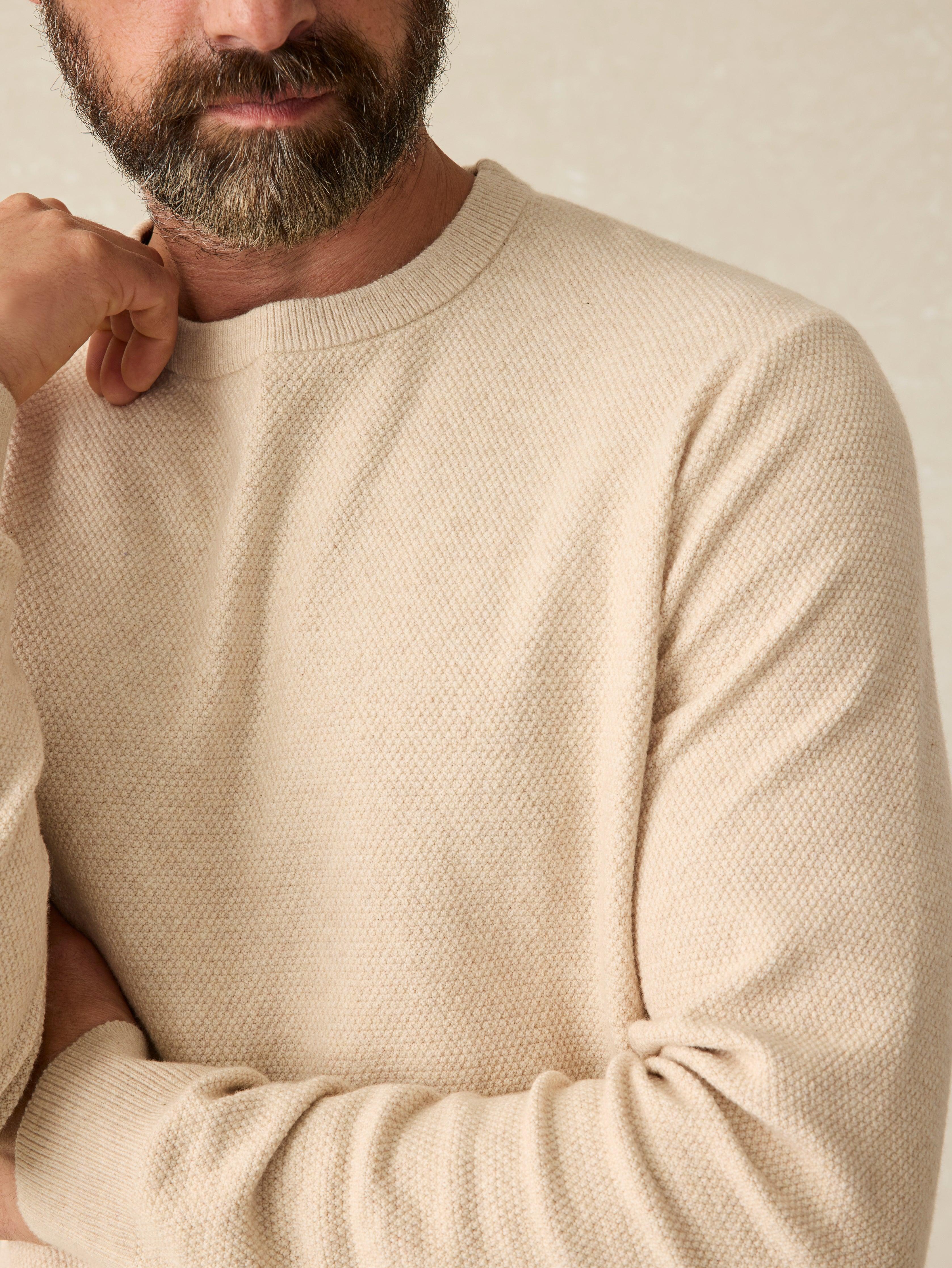 Jackson Crew Sweater - Seapoint Sand Heather Male Product Image