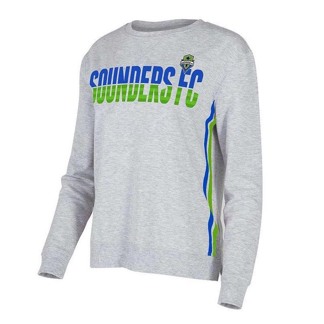 Womens Concepts Sport Gray Seattle Sounders FC Cedar Tri-Blend Long Sleeve T-Shirt Product Image