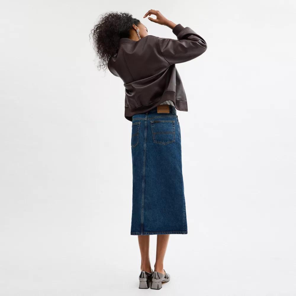 Heritage C Denim Maxi Skirt Product Image