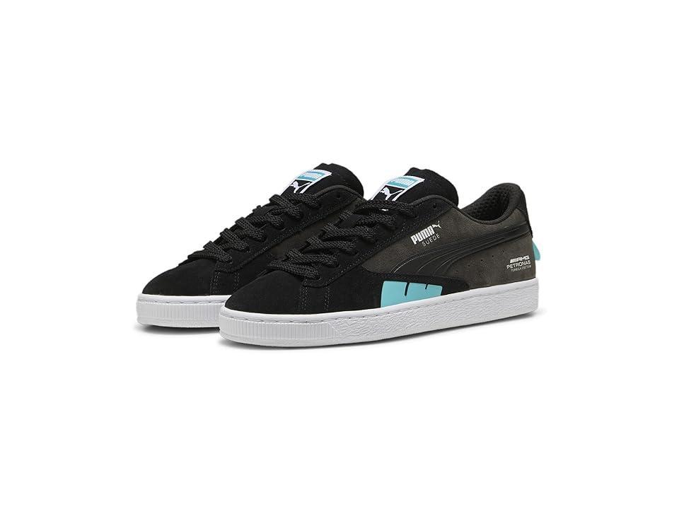 PUMA Mercedes AMG Petronas Suede (PUMA /Flat Dark Gray/Sheen Green) Men's Shoes Product Image