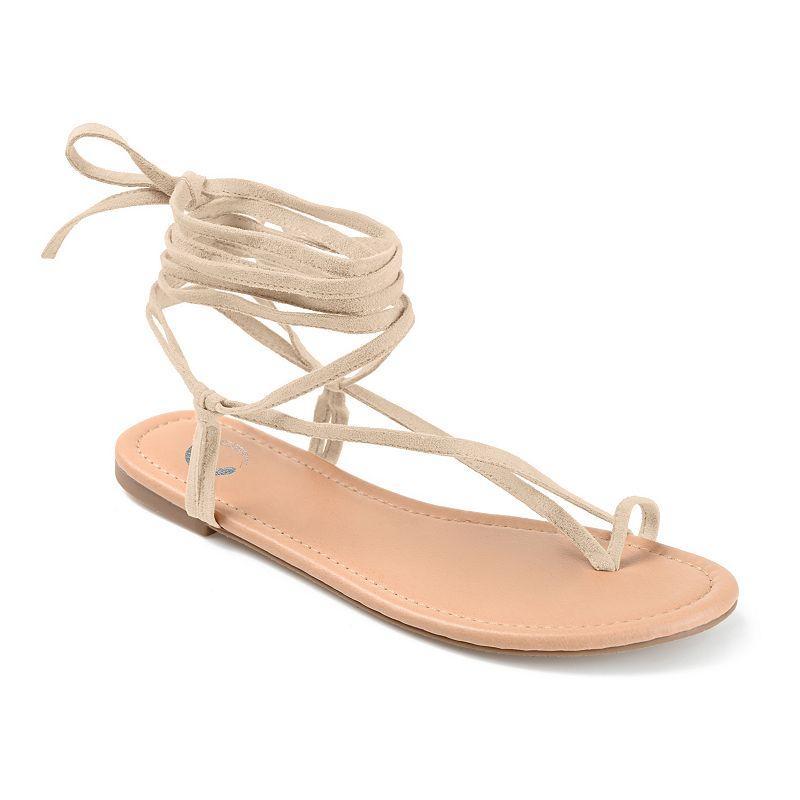 Journee Collection Mischa Womens Lace-Up Sandals Product Image