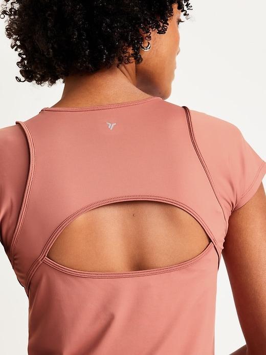 FlowForm Crop Cutout-Back Top Product Image