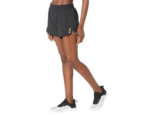 2XU Aero 5 Run Shorts Silver Reflective) Women's Shorts Product Image