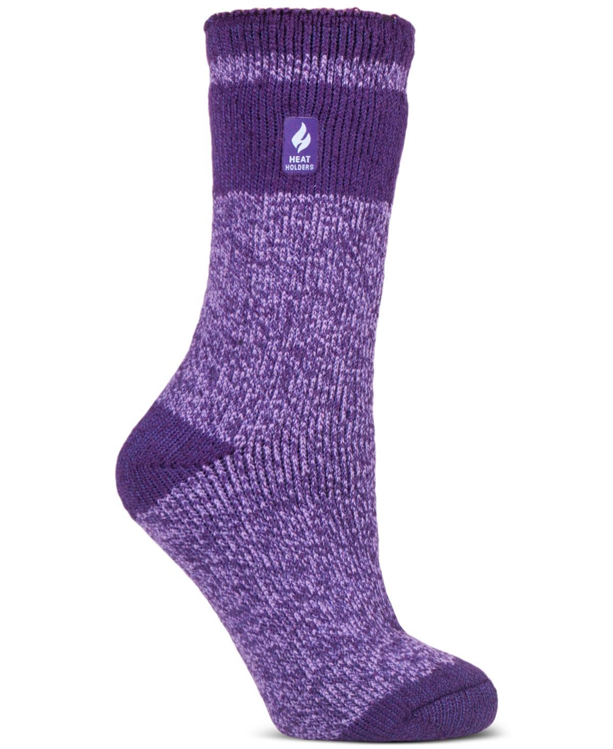 Womens Heat Holders Snowdrop Block Twist Crew Socks Product Image