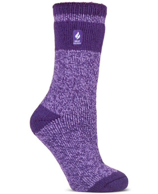 Heat Holders Womens Snowdrop Block Twist Crew Socks Product Image