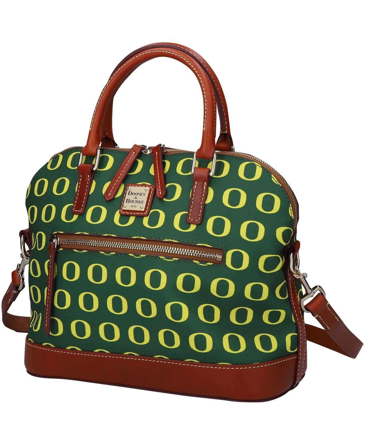 Womens Dooney & Bourke Oregon Ducks Signature Zip Satchel Purse Product Image