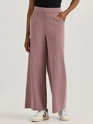 Women's High Rise Wide Leg Pull On Pant | Women's Pants | Lee® Product Image