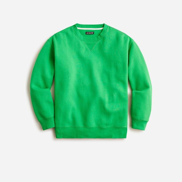 Heritage fleece oversized crewneck sweater Product Image