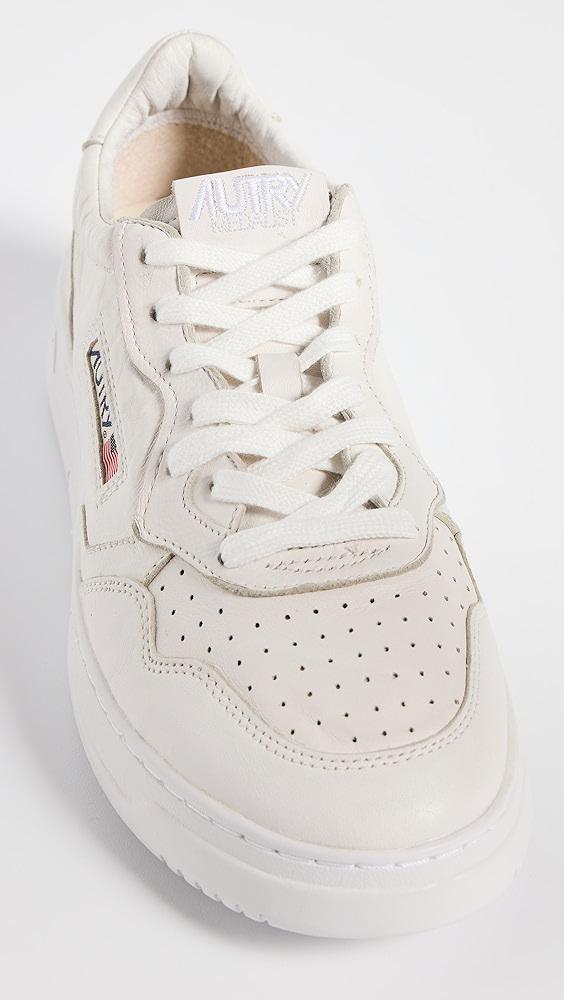 Autry Medalist Low Leather Sneakers | Shopbop Product Image