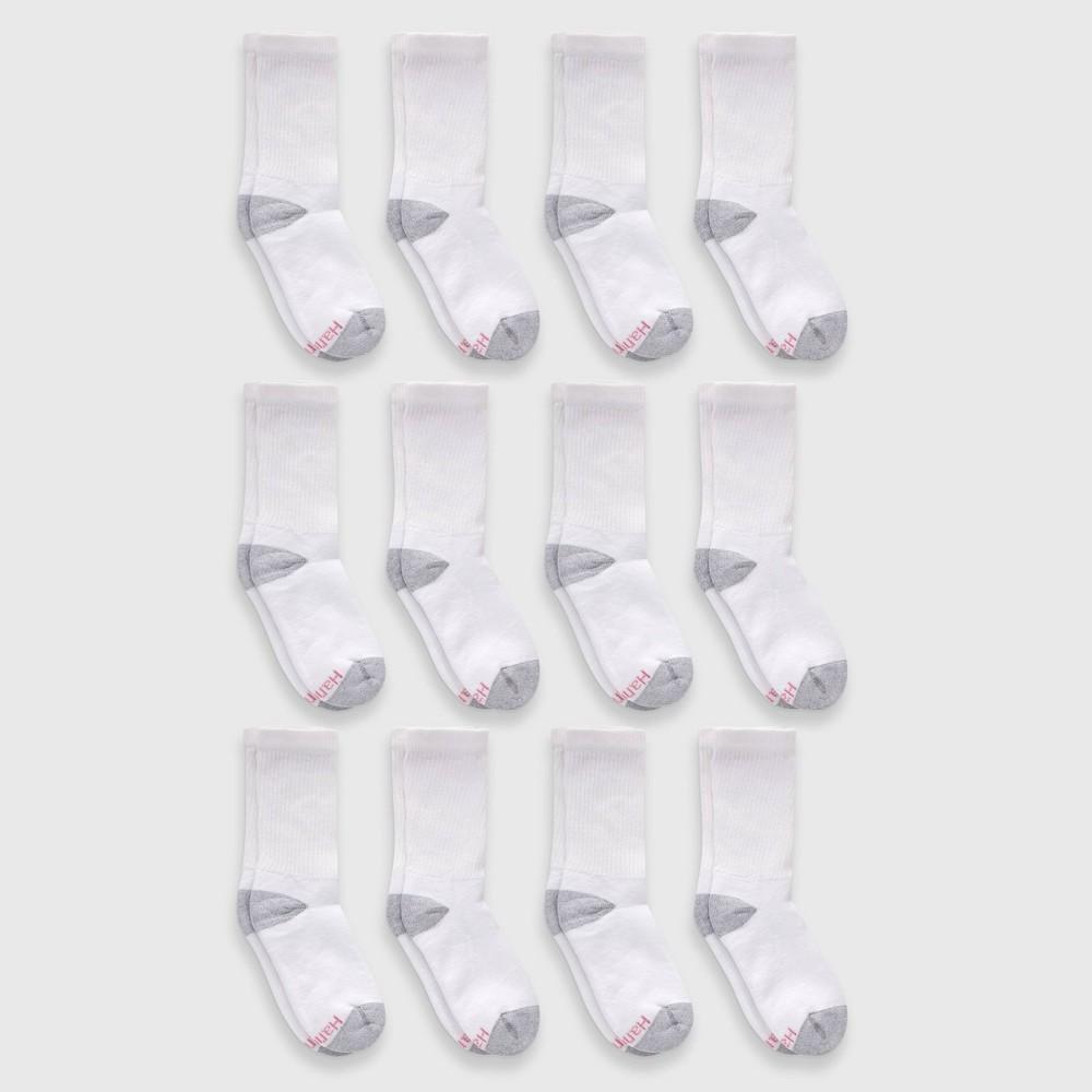 Hanes Womens 10+2 Bonus Pack Cushioned Crew Socks 8-12 Product Image