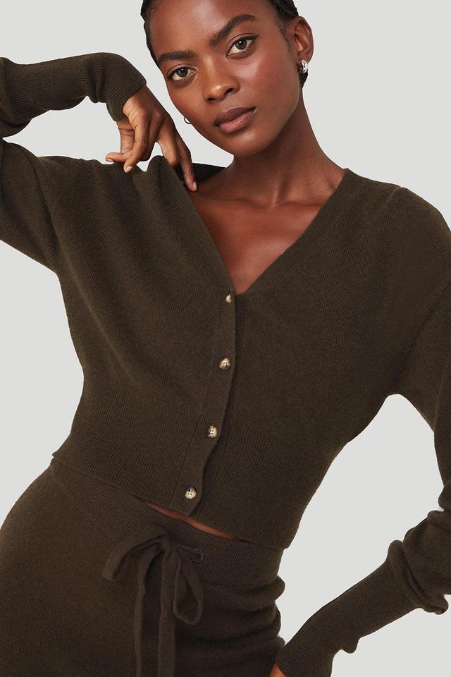 Cashmere Jet Set Cardigan Sweatshirt Brown, Size: XS | Alo Yoga Product Image