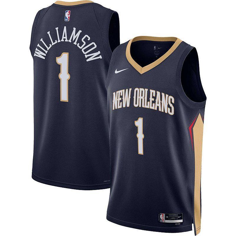 Mens Nike Zion Williamson Navy New Orleans Pelicans Swingman Jersey - Icon Edition - Navy Product Image