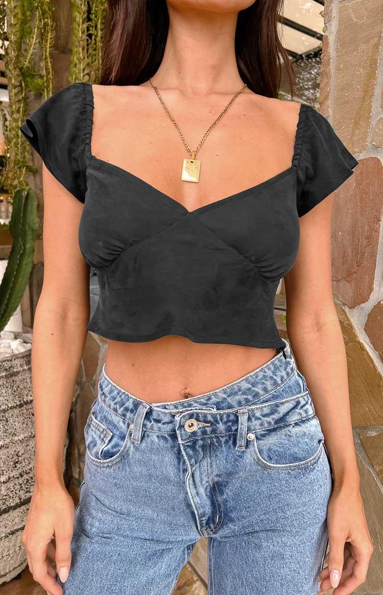 Anna Black Top Product Image