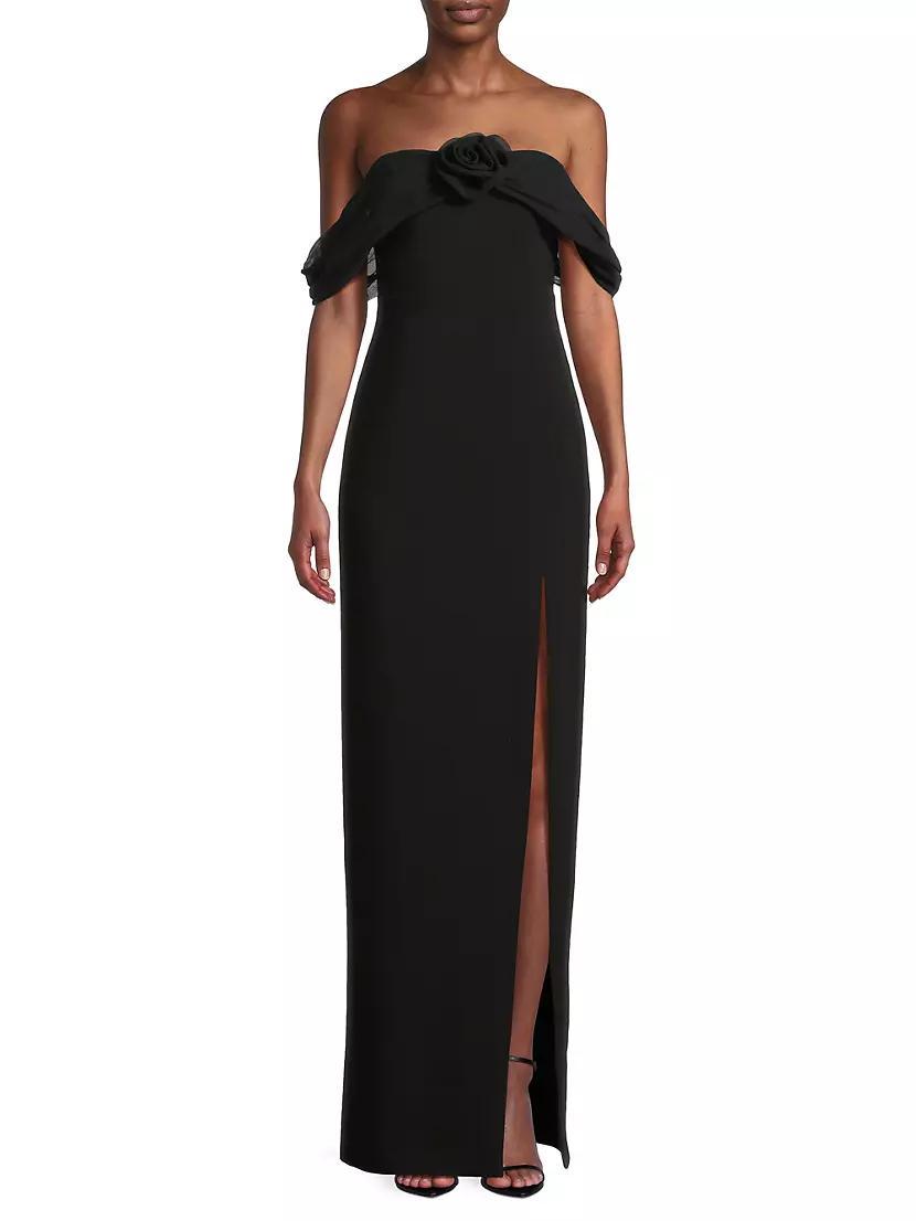 Toula Off-the-Shoulder Column Gown Product Image