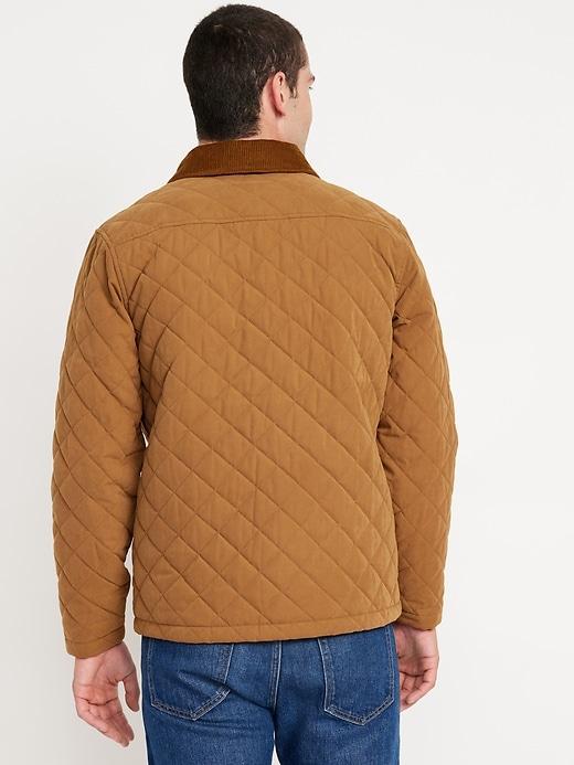 Water-Resistant Quilted Barn Jacket Product Image