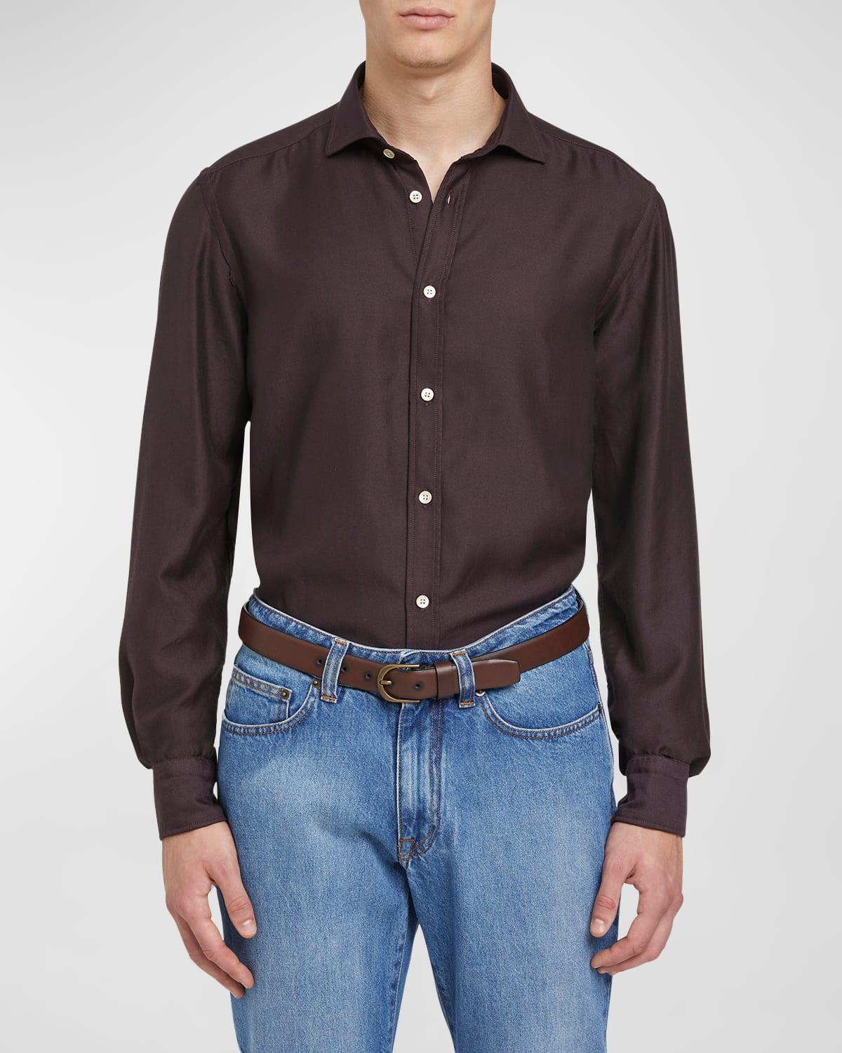 Mens Wool-Lyocell Sport Shirt product image