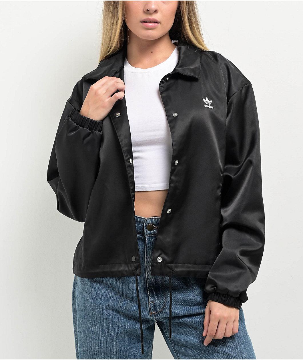 adidas Trefoil Black Coaches Jacket product image