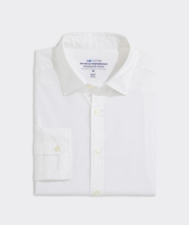 On-The-Go brrrº Solid Spread Collar Shirt Product Image