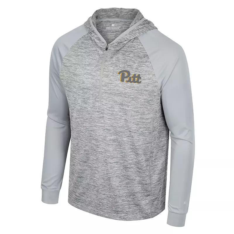 Mens Pitt Panthers Cybernetic Quarter Zip Hooded Windshirt Product Image