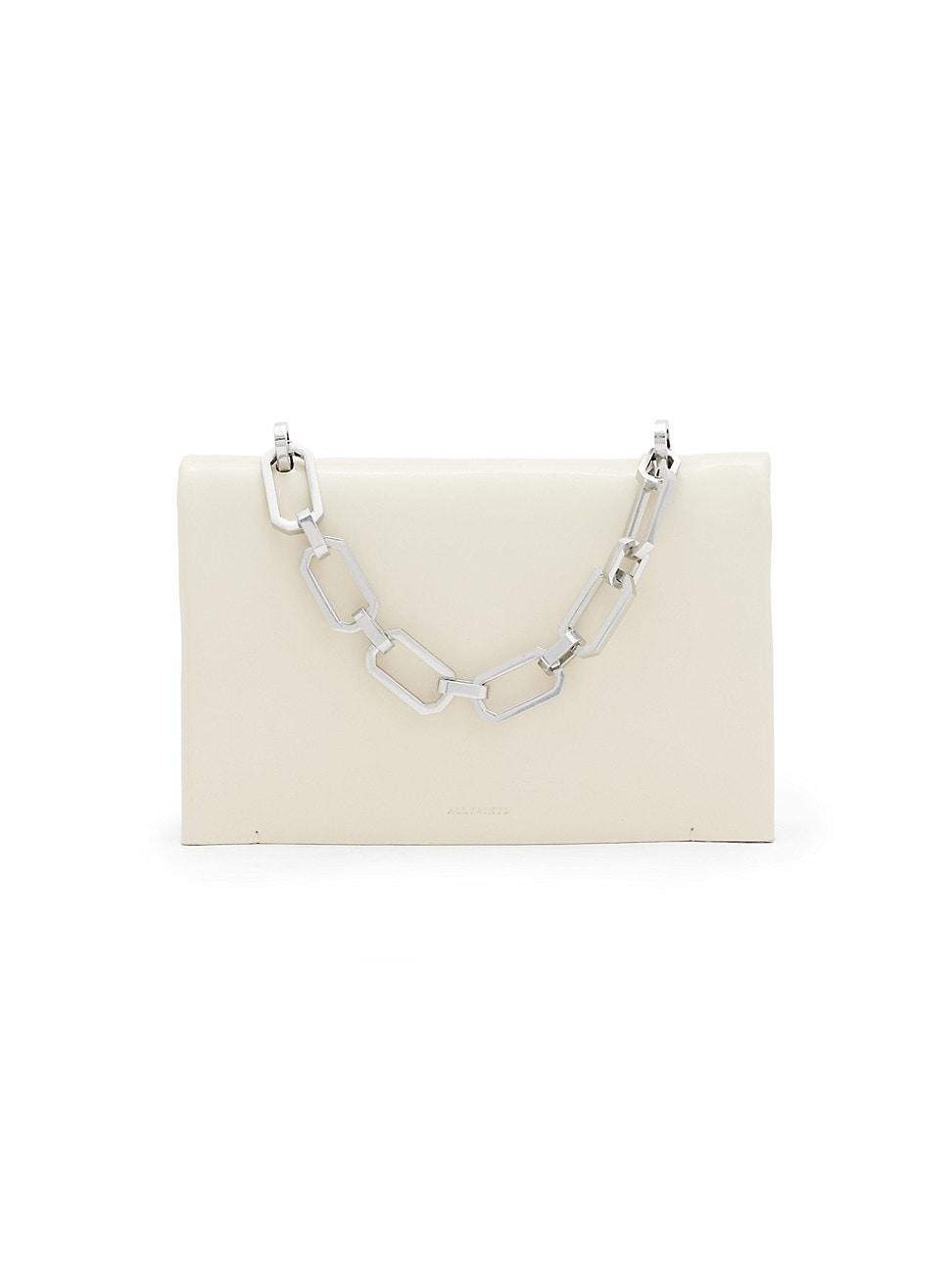 AllSaints Yua Leather Clutch Product Image