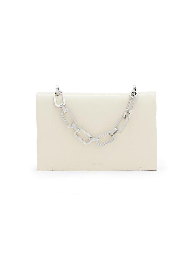 AllSaints Yua Leather Clutch Product Image