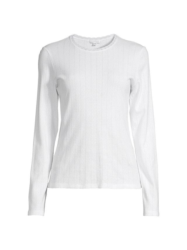 Womens Rosario Cotton Long-Sleeve T-Shirt Product Image