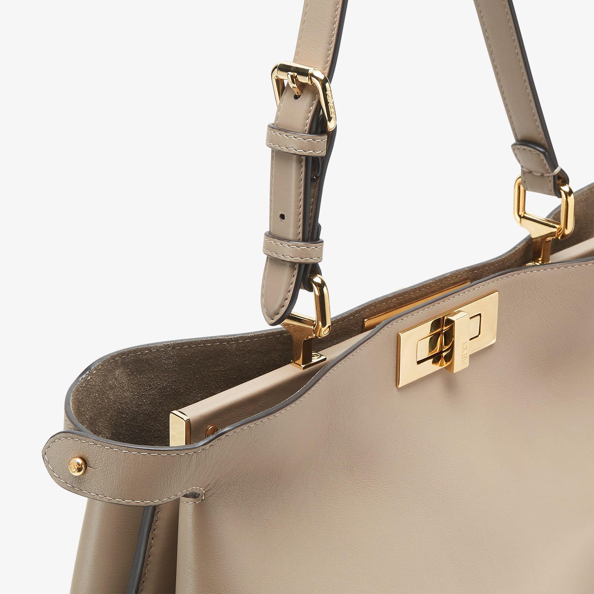 Peekaboo Soft LargeDove gray leather bag Product Image