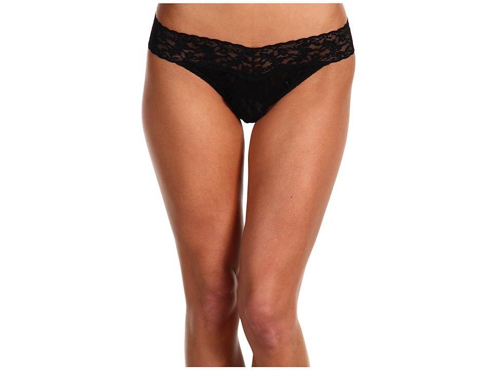 Hanky Panky Womens Daily Lace Original Rise Thong 771101 Product Image