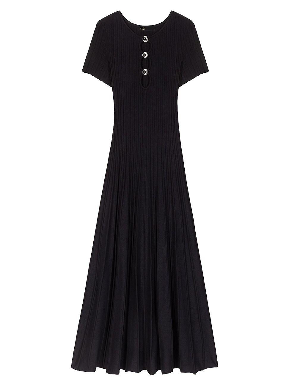 Womens Rib Knit Maxi Dress Product Image