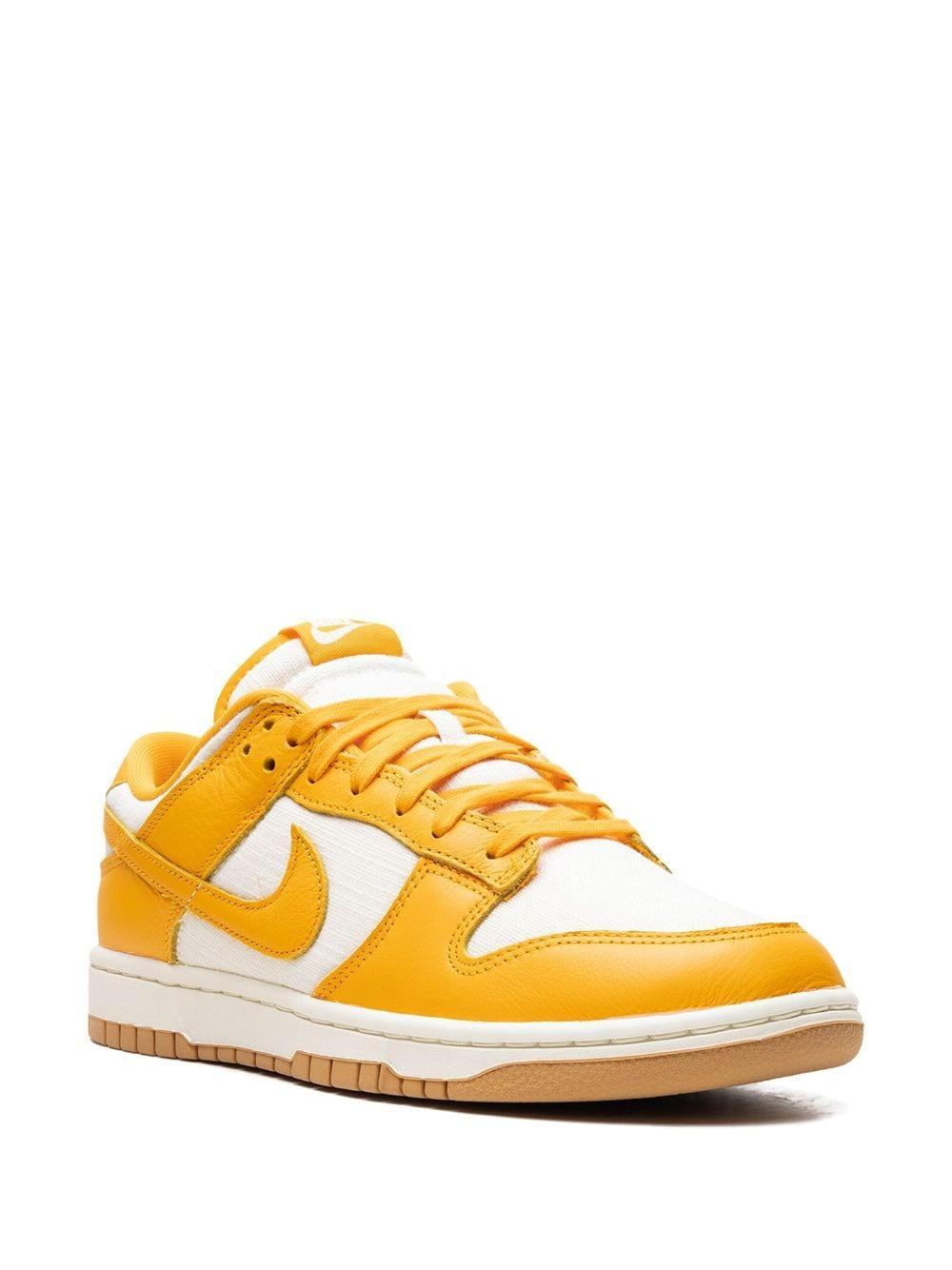 Dunk Low Retro Basketball Sneaker In Yellow Product Image