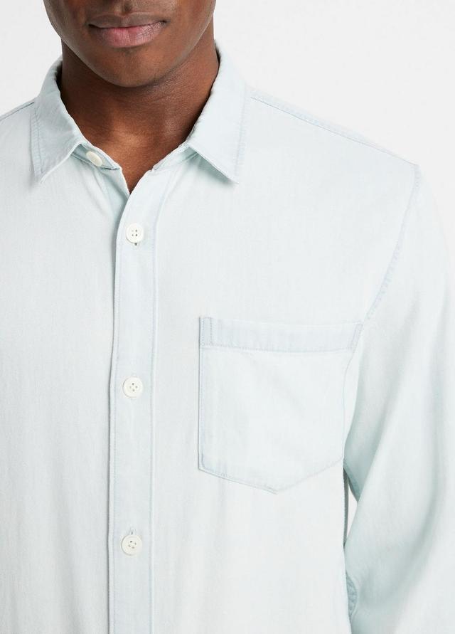 Denim Long-Sleeve Shirt Product Image