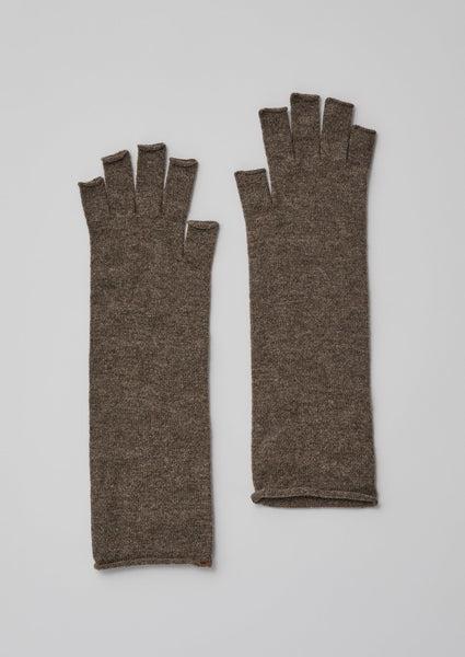 Nishiguchi Kutsushita Merino Tipless Gloves | Brown Product Image