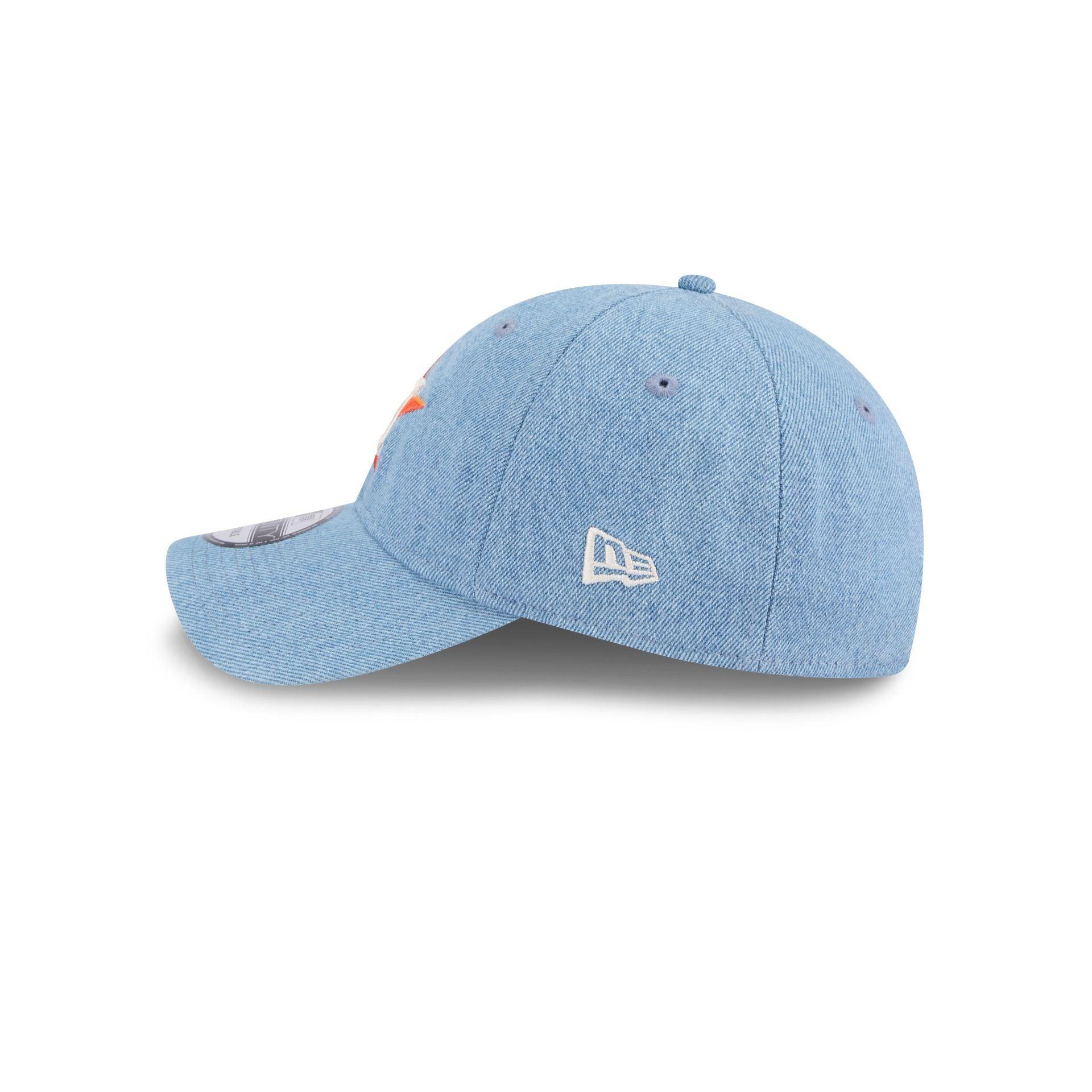 Houston Astros Washed Denim 9TWENTY Adjustable Hat Male Product Image