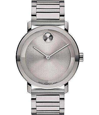 Men's Movado BoldÂ® Evolution Black IP Strap Watch with Textured Tonal Black Dial (Model: 3601123) Product Image