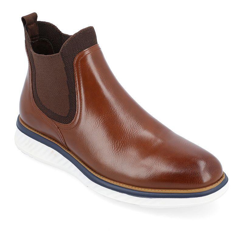 Vance Co. Hartwell Chelsea Mens Ankle Boots Blue Product Image